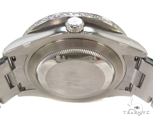 Rolex Datejust II Steel Diamond Watch 36725 - Image 8