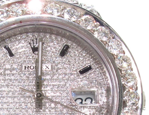 Rolex Datejust II Steel Fully Diamond Watch 36727 - Image 5