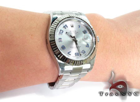 Rolex Datejust II White Gold & Steel 116334 27956 - Image 15