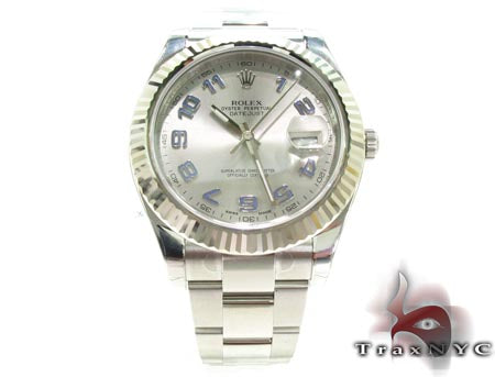 Rolex Datejust II White Gold & Steel 116334 27956 - Image 2