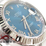 Rolex Datejust II Blue Steel & White Gold 116334 27957 - Image 8