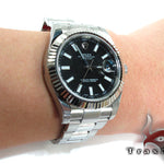 Rolex Datejust II White Gold and Steel 116334 27792 - Image 12