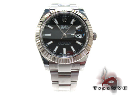 Rolex Datejust II White Gold and Steel 116334 27792 - Image 2
