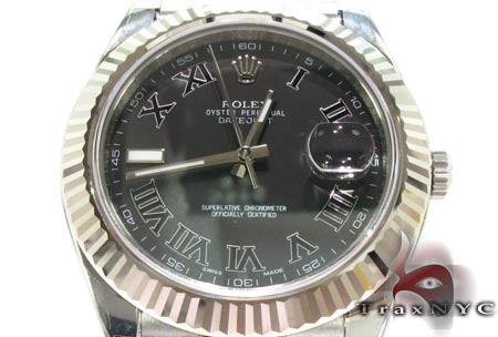 Rolex Datejust II Steel and White Gold 116334 27959 - Image 1