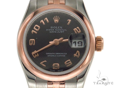 Rolex Datejust Rose Gold and Steel 179161 43370 - Image 1
