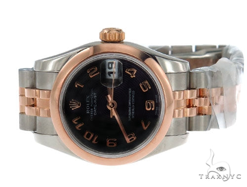 Rolex Datejust Rose Gold and Steel 179161 43370 - Image 4