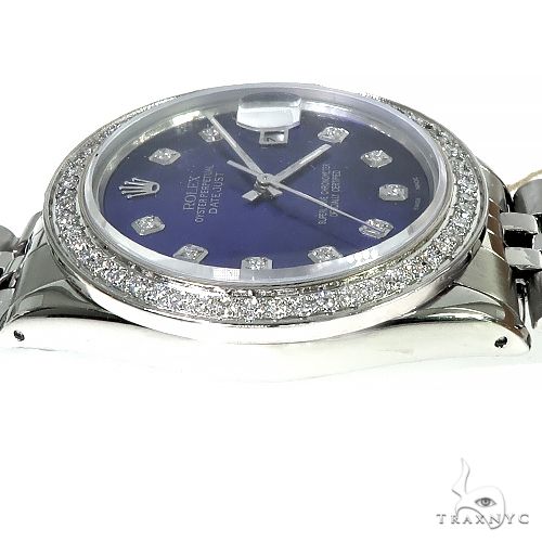 Rolex DateJust 36mm Diamond Bezel Watch 66520 - Image 4