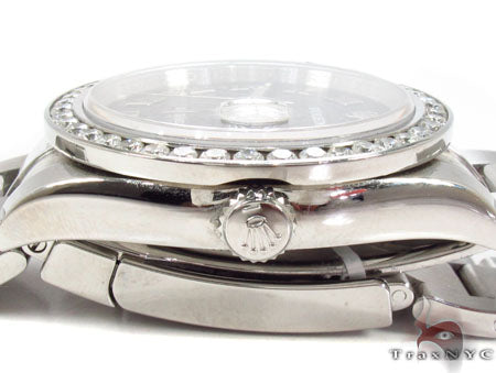 Diamond Rolex Datejust Steel 116200 BKJRO 29016 - Image 8