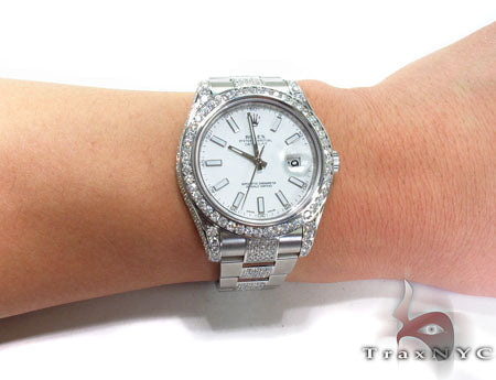 Rolex Datejust II White Gold and Steel 116334 28376 - Image 13