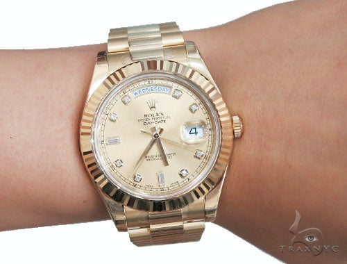 Rolex Day Date II President Yellow Gold 218238 44442 - Image 11