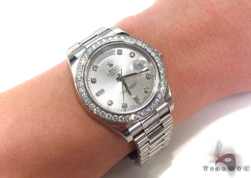 Rolex Day-Date II White Gold 218239 34718 - Image 11