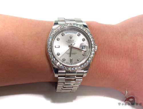 Rolex Day-Date II White Gold 218239 34718 - Image 12