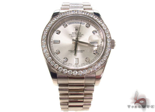Rolex Day-Date II White Gold 218239 34718 - Image 2