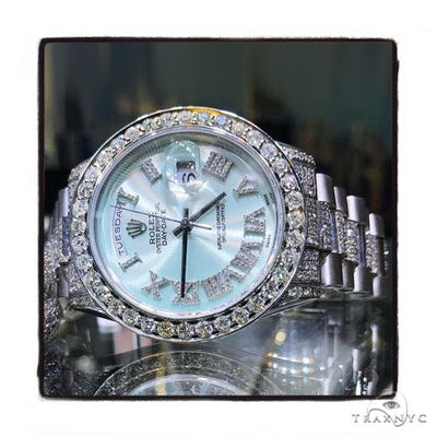 Rolex Day Date Mother of Pearl 18K Gold and Stainless Steel 61377 - Image 1