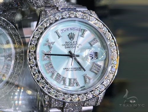 Rolex Day Date Mother of Pearl 18K Gold and Stainless Steel 61377 - Image 2