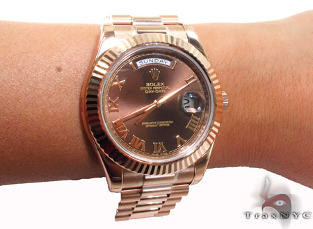 Rolex Day-Date Rose Gold 218235 32576 - Image 12