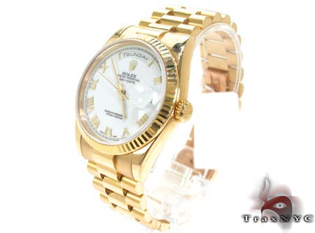 Rolex Yellow Gold Day Date Watch 118238 27952 - Image 4