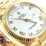 Rolex Yellow Gold Day Date Watch 118238 27952 - Image 7