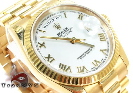 Rolex Yellow Gold Day Date Watch 118238 27952 - Image 7