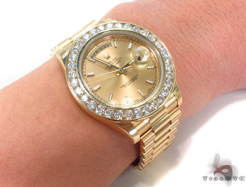 Rolex Day-Date II President Yellow Gold 218238 34717 – TraxNYC