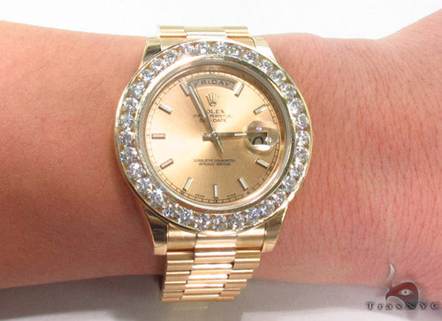 Rolex Day-Date II President Yellow Gold 218238 34717 - Image 12