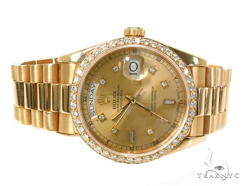 Rolex Day-Date Yellow Gold Watch 36mm 40167 - Image 5