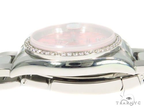 Rolex Date Just Floral Pink Steel 116200 44758 - Image 7