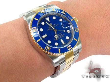 Rolex Submariner Gold and Steel 116613 blu 28691 - Image 13