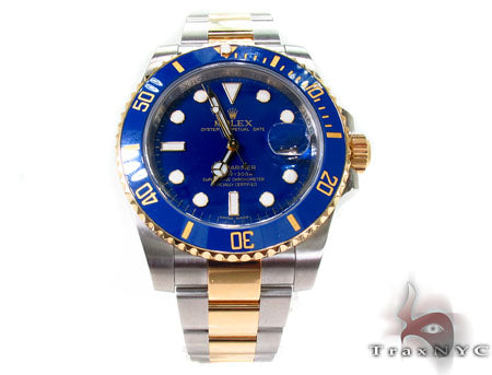 Rolex Submariner Gold and Steel 116613 blu 28691 - Image 2