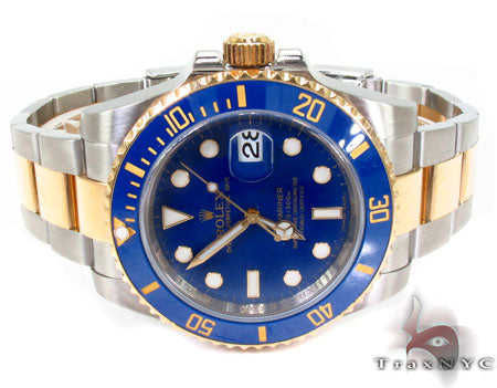 Rolex Submariner Gold and Steel 116613 blu 28691 - Image 5
