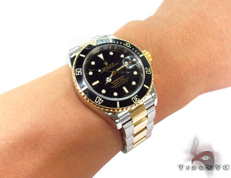 Rolex Submariner Yellow Gold and Steel 16613 29039 - Image 12