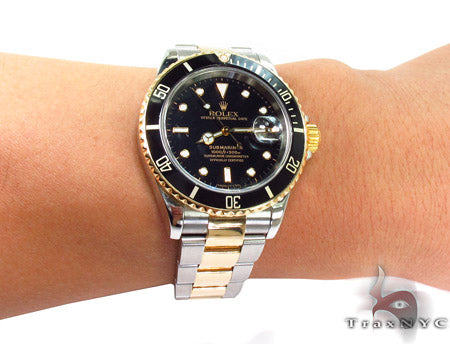 Rolex Submariner Yellow Gold and Steel 16613 29039 - Image 13