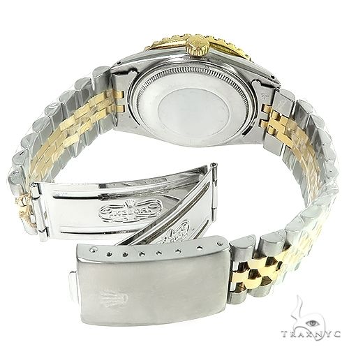 Rolex Two-Tone DateJust 36mm Diamond Bezel Watch 66521 - Image 6