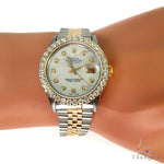 Rolex Two-Tone DateJust 36mm Diamond Bezel Watch 66521 - Image 7
