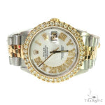 Rolex Two-Tone DateJust 36mm Diamond Bezel Watch 66438 - Image 3