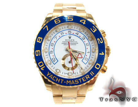 Rolex Yacht-Master II Yellow Gold 116688 27794 – TraxNYC