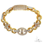 Rolo and Clover Diamond Bracelet 69707 - Image 1