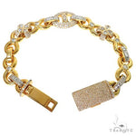 Rolo and Clover Diamond Bracelet 69707 - Image 2