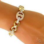 Rolo and Clover Diamond Bracelet 69707 - Image 5