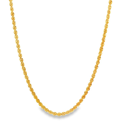 21K Gold Rope Chain 2.7mm 71476