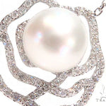 Rose Diamond Pearl Necklace 44602 - Image 3