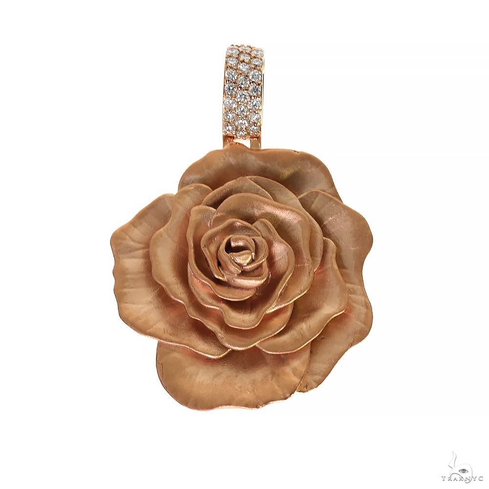 アクセサリー rose Rose Flower Pendant 70061 | TraxNYC
