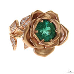 Rose Garden Emerald Ring 69765 - Image 1