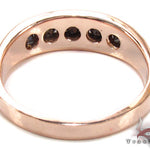 14K Rose Gold Black Diamond Band 28402 - Image 6