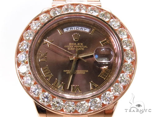 Rose Gold Day-Date Presidential Diamond Rolex Watch 36728 - Image 1