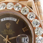 Rose Gold Day-Date Presidential Diamond Rolex Watch 36728 - Image 6