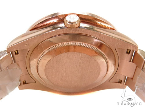 Rose Gold Day-Date Presidential Diamond Rolex Watch 36728 - Image 8