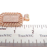 Rose Gold Micro Pave Diamond Dog Tag Set 64008 - Image 6