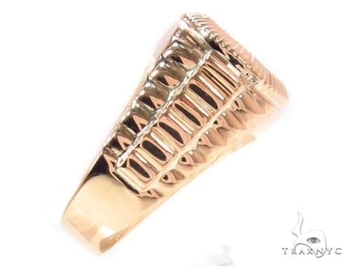 14K Rose Gold Timepiece Solitaire Band, photo 4 of 7