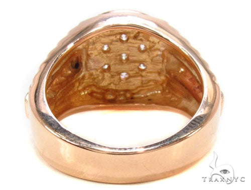 14K Rose Gold Timepiece Solitaire Band, photo 6 of 7